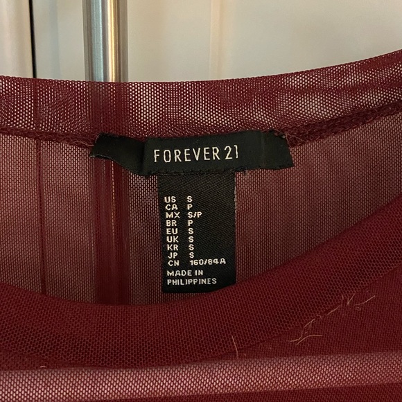 Forever 21 Mesh Top - Picture 2 of 4